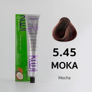 Kuul 5.45 Moka Mocha Permanent Hair Color - Rich Brown with Warm Red Tones